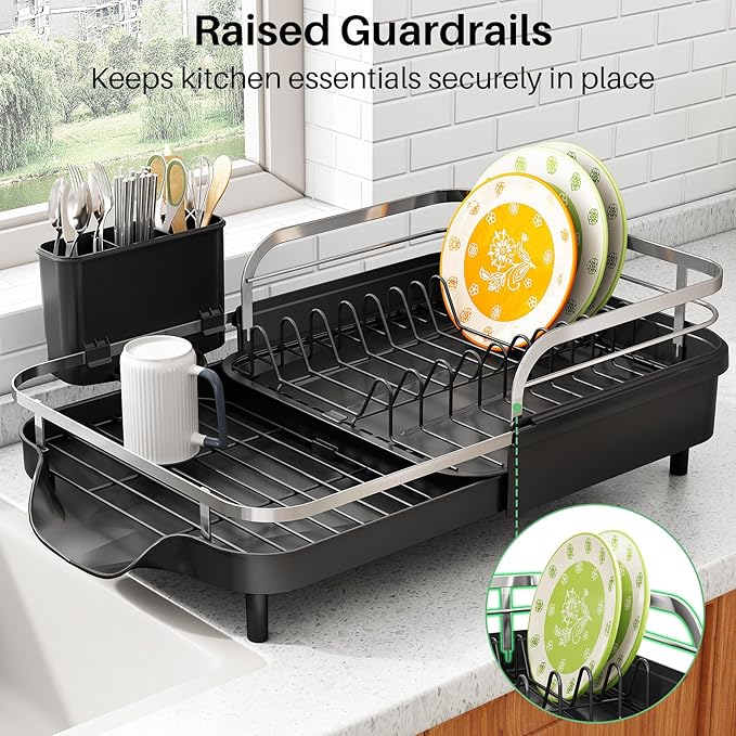 SAYZH Expandable Dish Drying Rack - Image 5