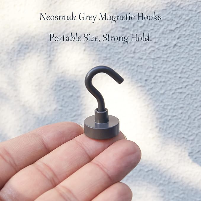 Neosmuk Magnetic Hooks, 85lb Heavy Duty, 10 Pack - Image 6