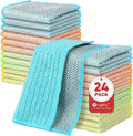 Orighty Dish Cloths, 24 Pack Double-Layer Metal Dish Rags by AllRightinOrighty