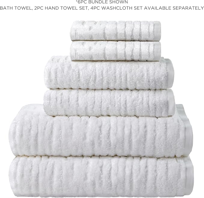 SKL Home CloudSoft Hand Towel Set, 100% Cotton Luxury, bar or any sink space. - Image 7