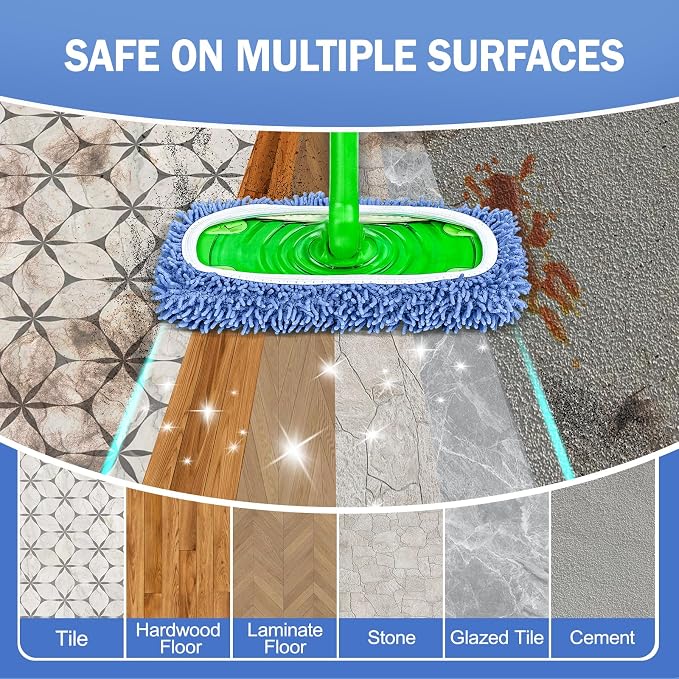 8 Pack Reusable Mop Pads Compatible - Image 7