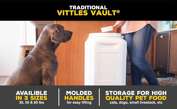 Vittles Vault Airtight Pet Food Storage Container + Scoop, Sealed Airtight - Image 12