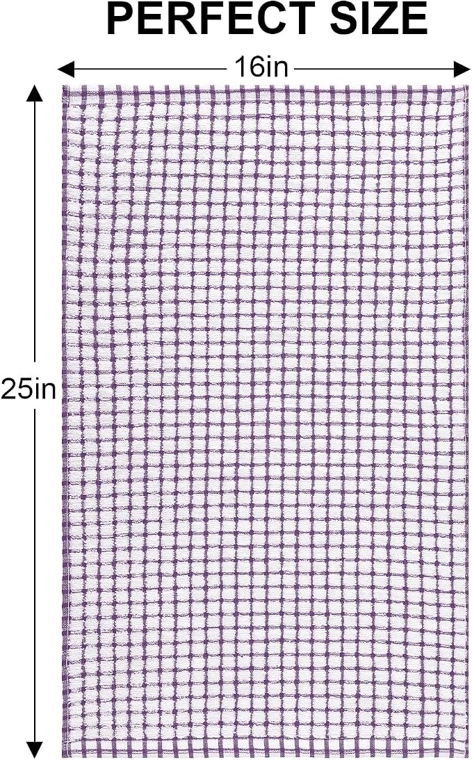 Kitinjoy Cotton 6 Pack Terry Kitchen Towels - Image 2