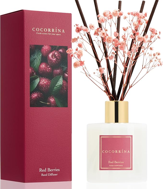 Reed Diffuser - Red Berries 6.7 fl oz Reed Diffuser by COCORR%C3%8DNA