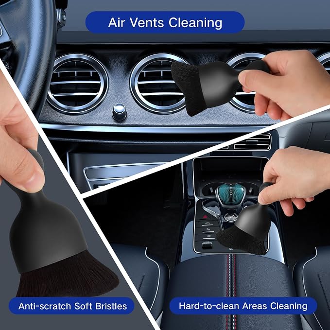 Qydipclin 7pcs Windshield Cleaner Tool Car Window Cleaning Wash Kit - Image 6