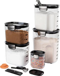 ProKeeper+ Airtight Food Storage Container Set – Clear Plastic Flour and Sugar by Unknown