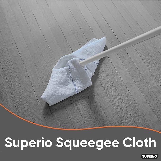 Superio Squeegee Mopping Towel Floor Cloth White Cloth - Image 8