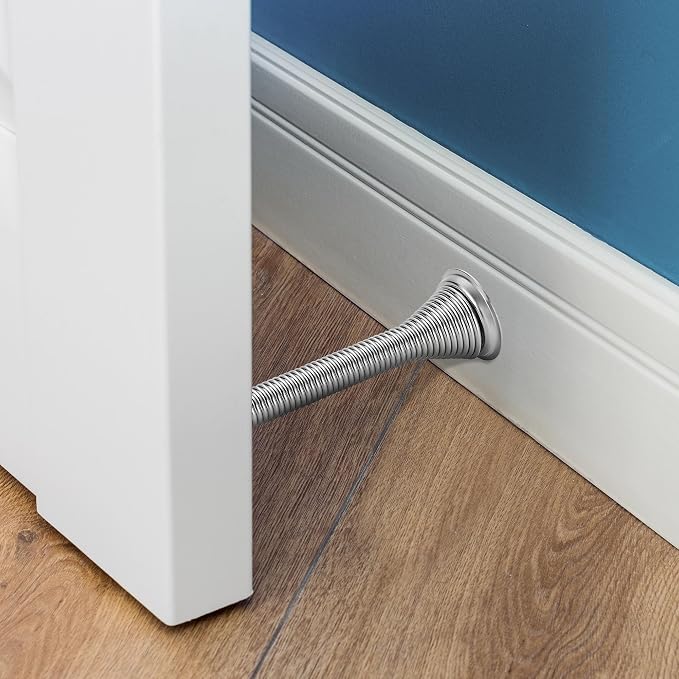 Ravinte Door Stoppers, 24 Pack Satin Nickel Spring Door Stops | Stoppers - Image 7