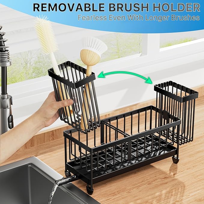 Cisily Sponge Holder for Kitchen Sink, Sink Organizer - Image 3