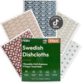 FEBU Swedish Dishcloths for Kitchen, 5 Pack by FEBU