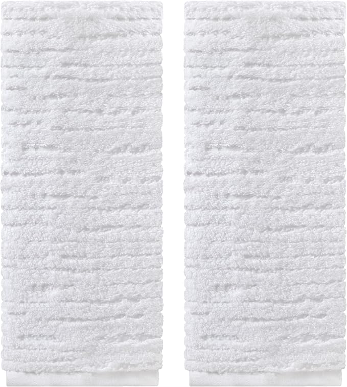SKL Home CloudSoft Hand Towel Set, 100% Cotton Luxury, bar or any sink space. by SKLHomebySaturdayKnightLtd