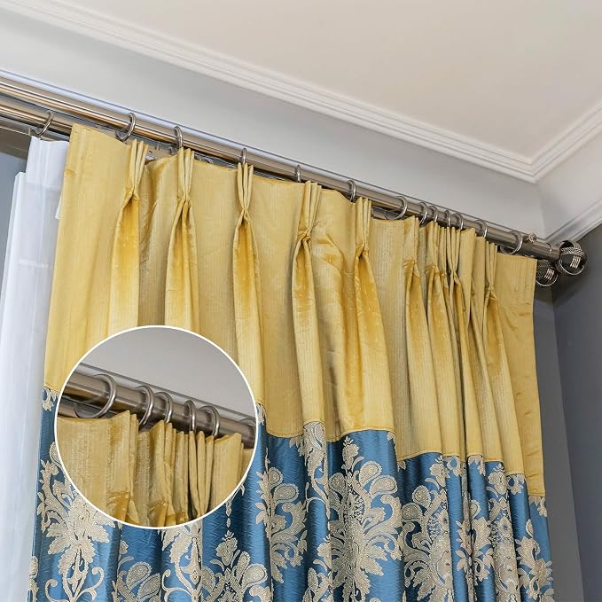 Hotop 60 Pcs 1.26 Inch Curtain Ring and 60 Pcs Pin Hook, 0.98/1.26/1.5/1.65 - Image 5