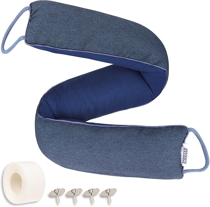 TORRAMI 32" Door Draft Stopper Under Bottom Insulation Noise Air Stopper 2.0LB by TORRAMI
