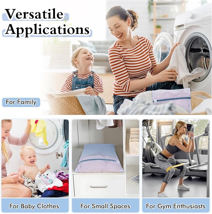 Heavy-Duty Honeycomb Mesh Laundry Bags - Image 7
