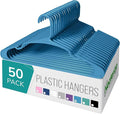 NEATERIZE Clothes Hangers Plastic 50 Pack by Neaterize