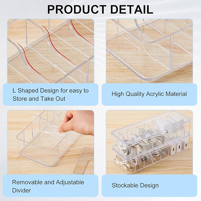 Tatuo 6-Pack Cord Organizer Box - Image 3
