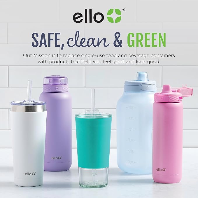 Ello Duraglass 3.4 Cup Glass Meal Prep Containers, 3 Pack, Mixed Berry | Glass - Image 8