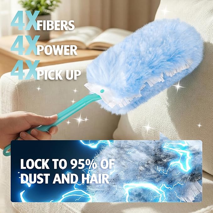 60 Count 360° Dusters Refills for Swiffer Duster - Image 4