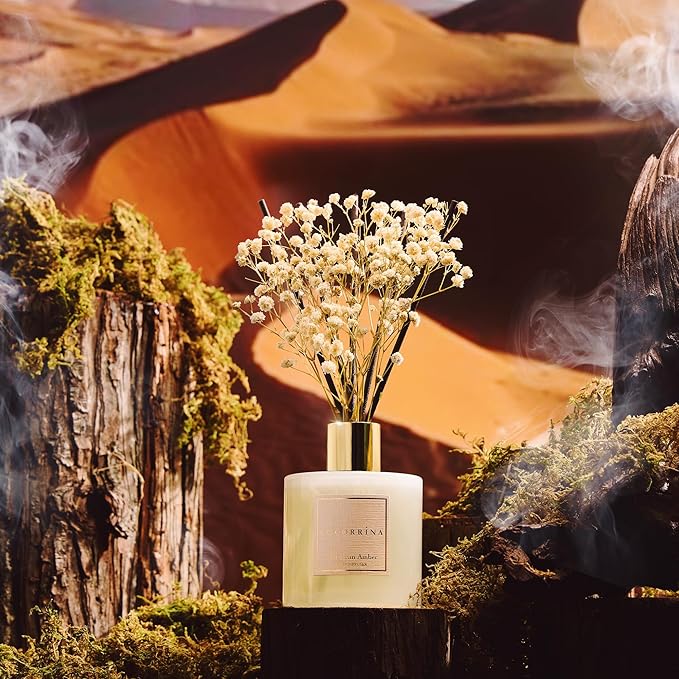 Reed Diffuser - Moroccan Amber 6.7 Fl.oz Reed Diffuser Set - Image 4