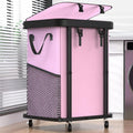 Laundry Basket with Wheels, 150L Rolling Hamper Carts by Unlockyourhomestoragelife