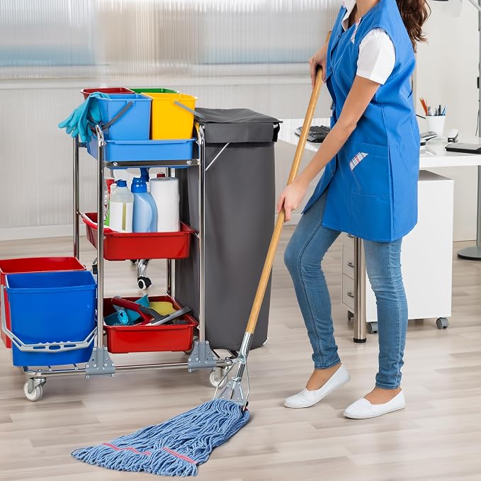 Matthew Cleaning 24oz Heavy Duty Mop Head Commercial Replacement - Image 5