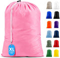 Pink Extra Large Heavy Duty Laundry Bag 30" x 40" by Handy+Laundry