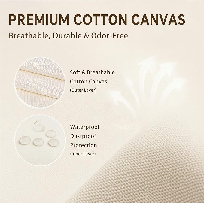 3Pack Canvas Storage Bags for Clothes & Comforters - Image 7