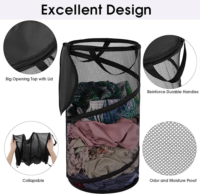 BATTOO Collapsible Laundry Basket - Image 3
