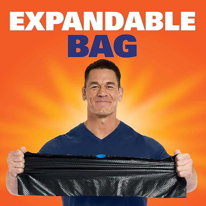Hefty Ultra Strong 13 Gal Kitchen Trash Bags, 40ct | 13G Tall Trash Bags - Image 6