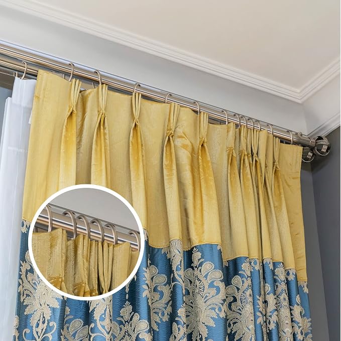Qunclay 100 Set 1.26 Inch Metal Curtain Rings - Image 4