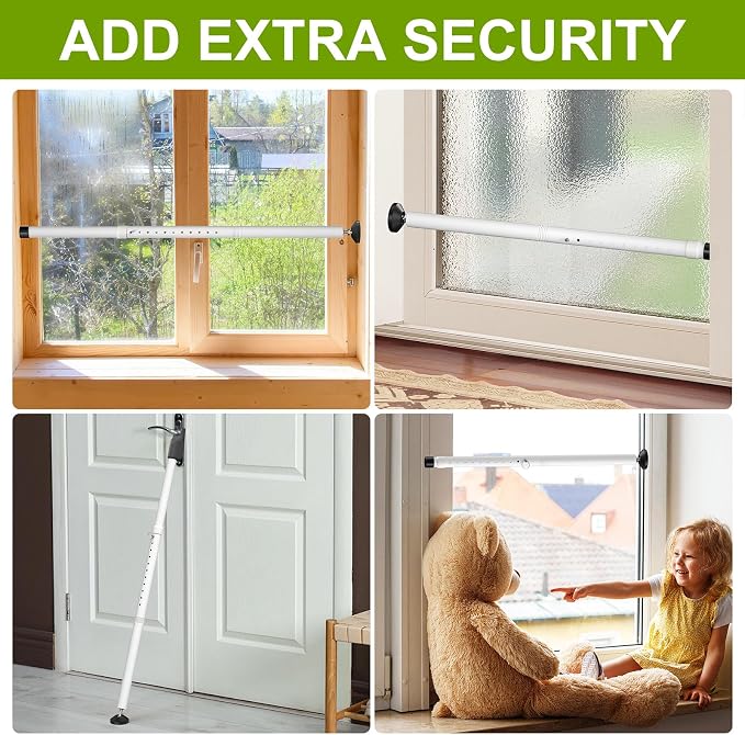 Sliding Glass Door Security Bar, Patio Door Barricade Security Bar, Apartment - Image 8