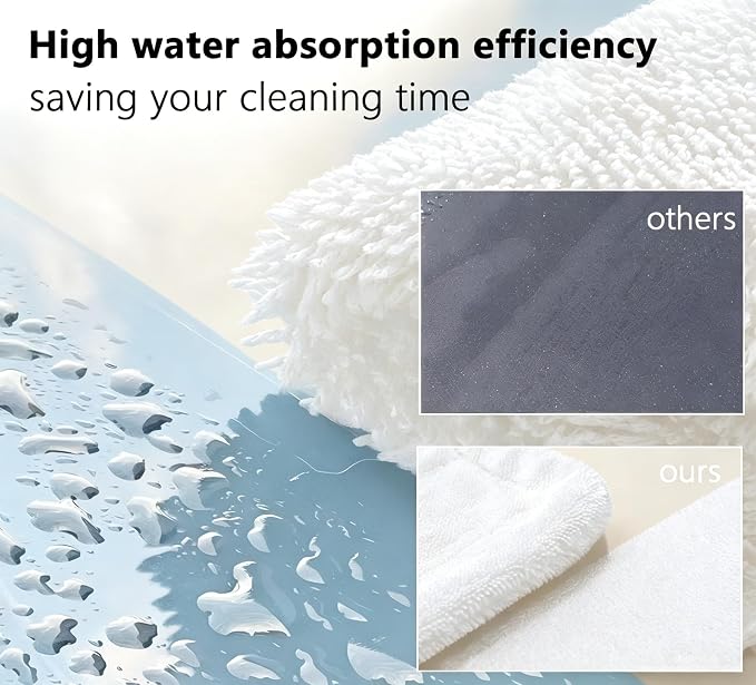 White Dual-Sided Microfiber Face Towels, Exfoliating Face Cloths - Image 3