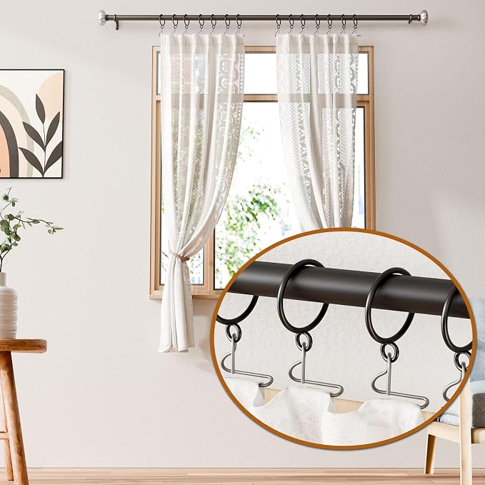 40 Pack Metal Curtain Rings - Image 4