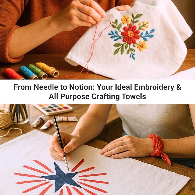 WHITEWRAP Flour Sack Towels| TeaTowel - Image 4