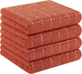 Homaxy 100% Cotton Terry Kitchen Towels, 4 Pack by Homaxy