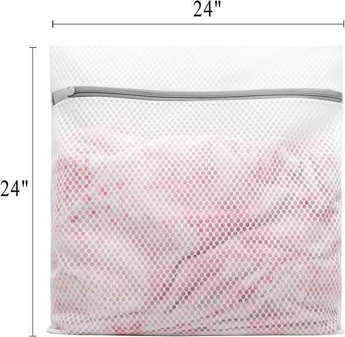 Muchfun 2Pcs Durable Honeycomb Mesh Laundry Bags - Image 5