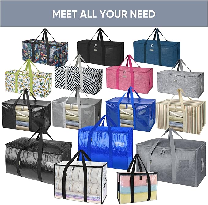 TICONN 8 Pack Extra Large Moving Bags Heavy Duty - Image 5