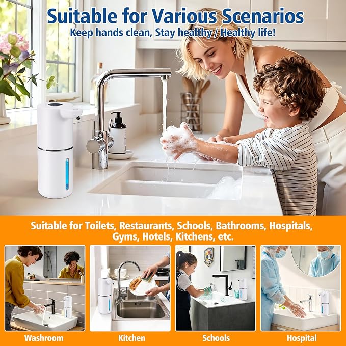 Automatic Liquid Soap Dispenser, Touchless Rechargeable - Image 9