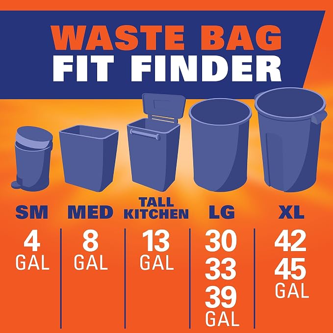 Hefty Ultra Strong Tall Kitchen Trash Bags - Image 8