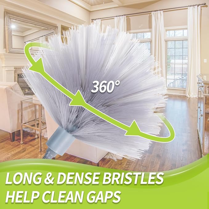 IVYROLL Cobweb Duster with Extension Pole | Spider Web Brush & Ceiling Cleaning - Image 6