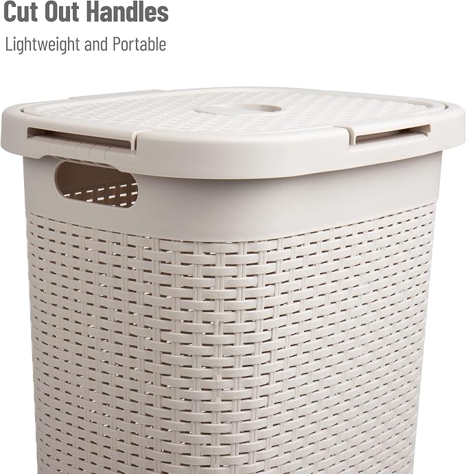 Mind Reader Tall Tapered Laundry Hamper - Image 4