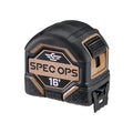 Spec Ops Tools Tape Measure for Measuring & Layout, 1 1/8" Double-Sided Blade by SpecOps