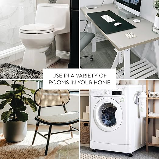 iDesign Small Plastic Bathroom Trash Can, - Image 6