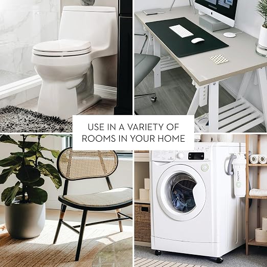 iDesign Slim Bathroom Trash Can, Small Plastic Garbage Can - Image 6