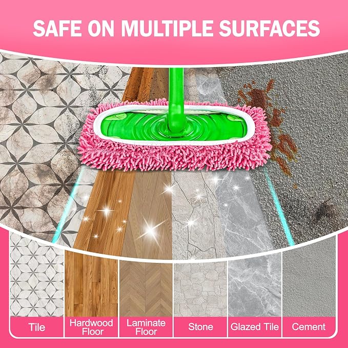 8 Pack Reusable Mop Pads Compatible - Image 7
