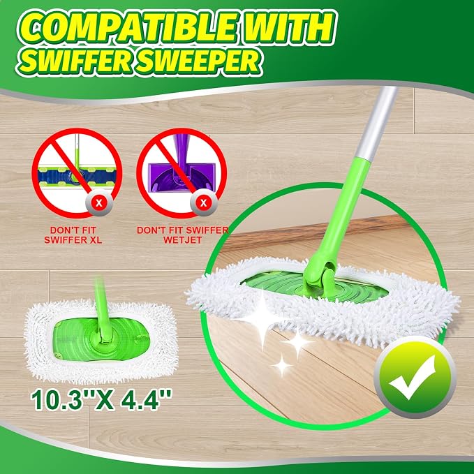 Reusable Dry Sweeping Cloths Compatible - Image 2