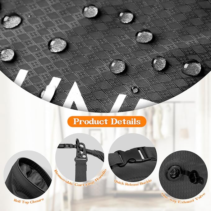 Travel Laundry Bag, Waterproof Compression Storage - Image 6