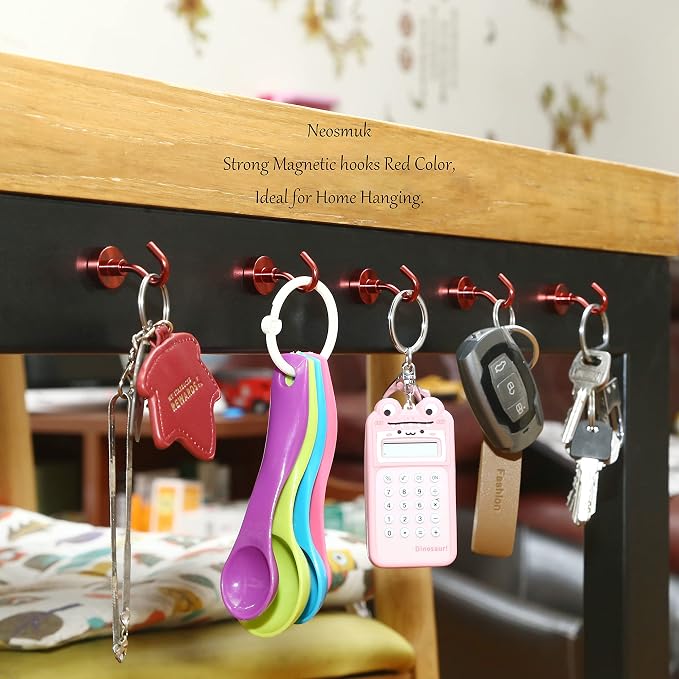 Neosmuk Magnetic Hooks, 30lb Heavy Duty, 15 Pack - Image 2