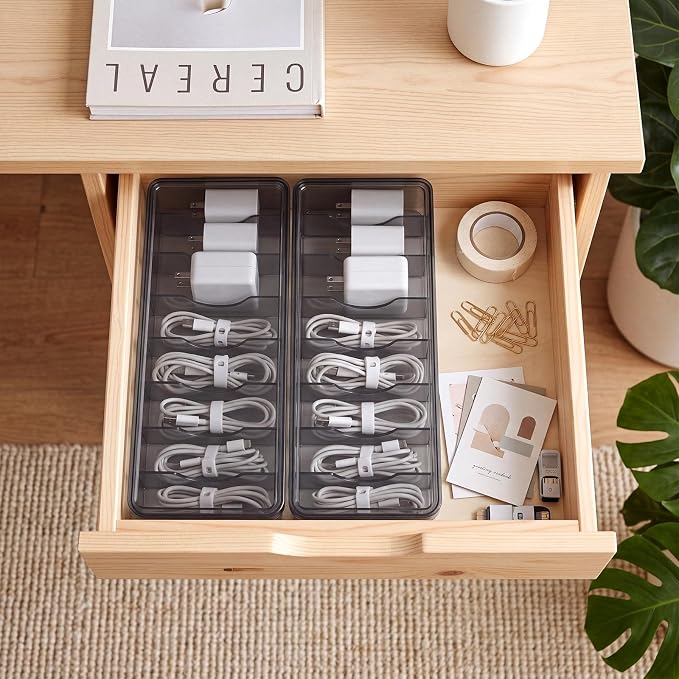 Tatuo 4-Pack Cord Organizer Box - Image 3