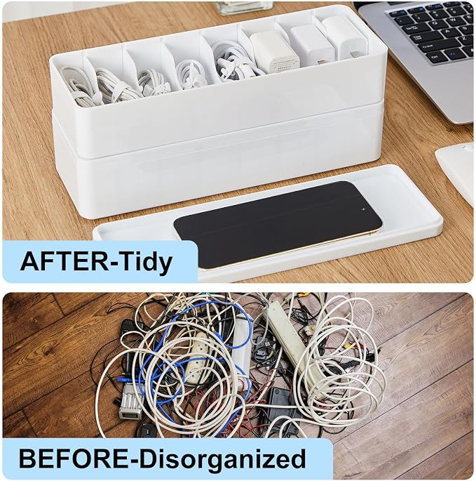 Tatuo 4-Pack Cord Organizer Box - Image 5